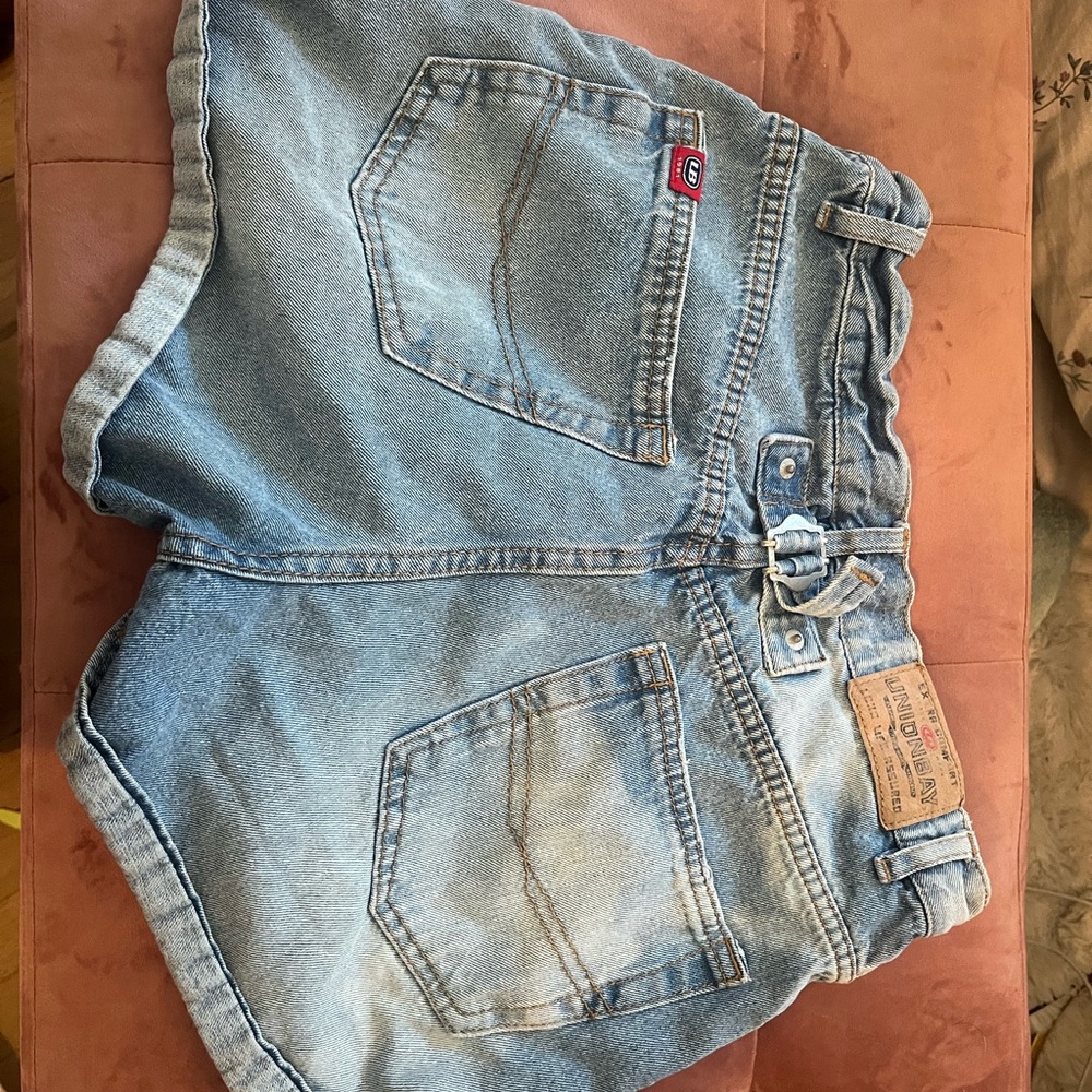 UNIONBAY Blue Jean Shorts with Distressed Look